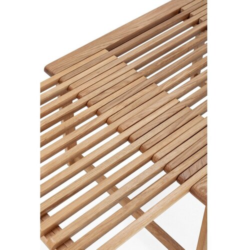 MOME Stolić za kavu od punog hrasta u prirodnoj boji 60x70 cm Unai &amp;ndash; Slike