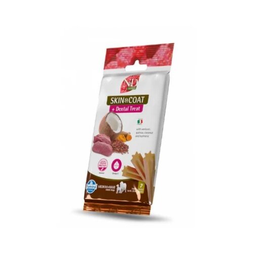 N&amp;amp;d Poslastica za pse Quinoa Skin &amp;amp; Coat, Divljač, 110g Slike