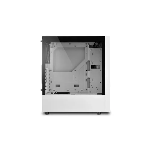  Kućište SHARKOON gaming, RGB Slider, ATX, 1x120mm fan, white, Tempered Glass