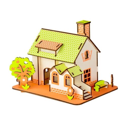  Čarolijashop 3d eko drvena slagalica - ZELENA BAJKA ( 1206) Slike