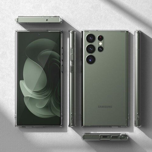 Ringke FUSION MASKA ZA SAMSUNG GALAXY S23 ULTRA MAT CLEAR Slike