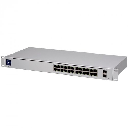 Ubiquiti UniFi Switch 24 is a fully managed Layer 2 switch with (24) Gigabit Ethernet ports and (2) Gigabit SFP ports for fiber Cijene
