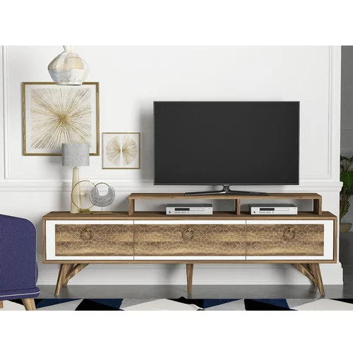 Woody Fashion Rosso (TV Sehpası) - Walnut TV omarica, (20862939)