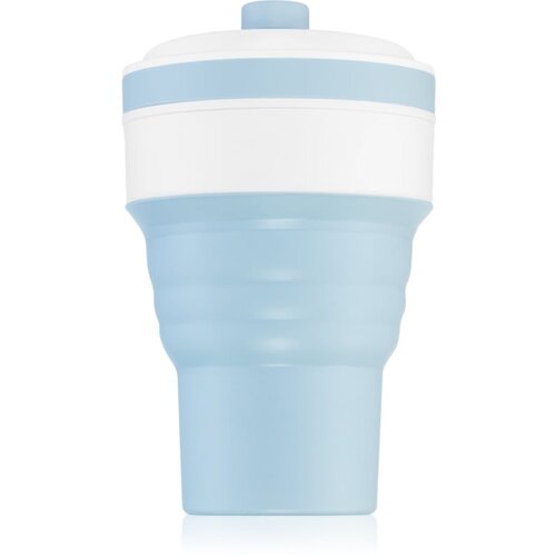 KidPro Collapsible Mug &amp;scaron;alica sa slamkom Blue 350 ml Slike