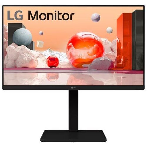 LG 24" IPS FHD 1920x1080@75Hz, 16:9, 1000:1, 5ms , 250cd/m², 178°/178°, USB 2.0 upstream, 2 x USB 2.0 downstream, HDMI 1.4, DVI-D, VGA, DP 1.2, Speakers, VESA 100x100mm, Height, Pivot, Swivel, Tilt, 3yw~1 24BA550-B Cene