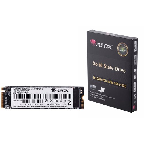 Afox SSD M.2 PCI-EX4 512GB TLC 2500 MB/s NVMe, (5000319401) Cene
