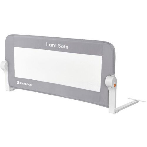 Kikka Boo Zaštitna ogradica za krevetac I am Safe 102 cm Grey Cene