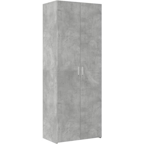 Maison Chic Visoka omara - Komoda - Predalnik betonsko siva 70x42,5x185 cm inženirski les, (21719587) Cene