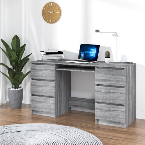  Pisaći stol boja hrasta sonome 140x50x77 cm konstruirano drvo | shoptok.hr