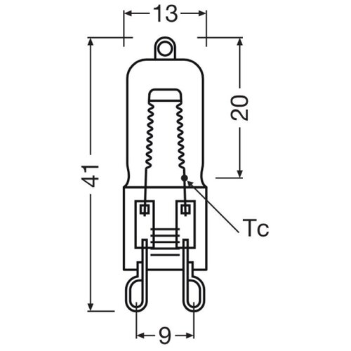 Osram sijalica za rernu halopin G9/25W/230V 2700K Slike