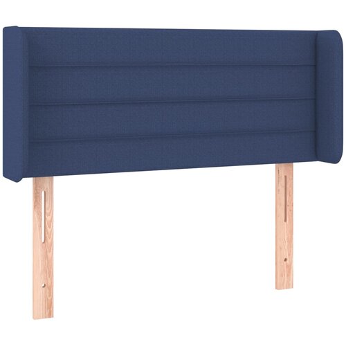 Maison Chic vzglavna omarica - nočna omarica - posteljna omarica z ušesi modro 103x16x78/88 cm blago, (21709222) Cene