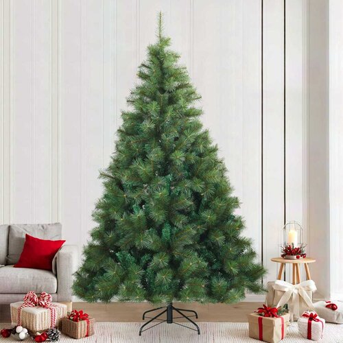  Umjetno božićno drvce s nogom Zelena 240 cm PVC, čelik Cene