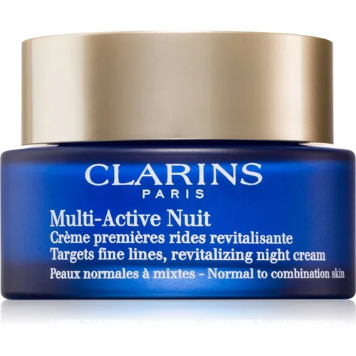 Clarins Multi-Active Nuit Revitalizing Night Cream nočna revitalizacijska krema za drobne linije za normalno do mešano kožo 50 ml