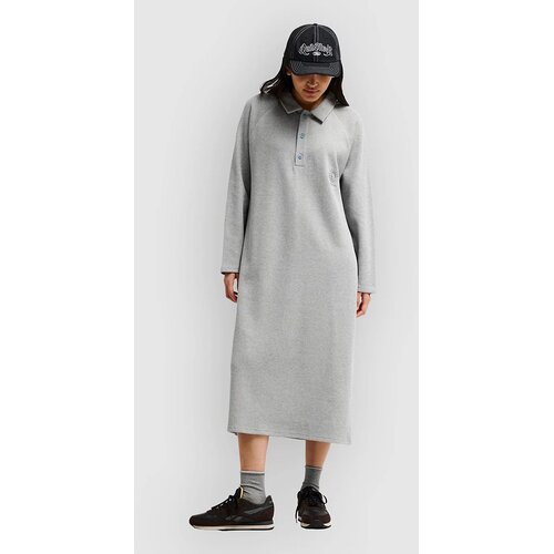 Quiksilver Assinie Polo Long Dress light grey heather Cene