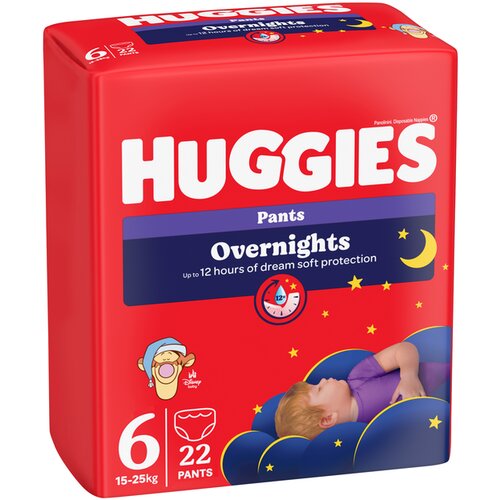 Huggies little movers noćne pelene za bebe, 15 - 25 kg, 22 kom Slike