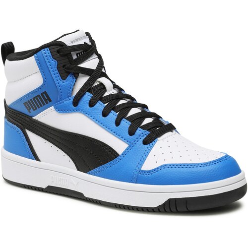 Puma Superge Rebound V6 Mid Jr 393831 06 White-Black-Racing Blue Cene