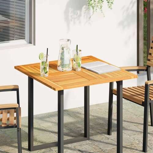VidaXL Stolna ploča 80x80x2,2 cm četvrtasta od masivnog drva bagrema Slike