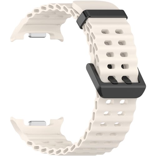 INF Združljivo s Samsung Watch8, Watch8 Classic Ocean Band silikonski pa&scaron;ček White+Black, (5000079739) Cene