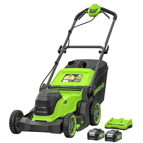 GREENWORKS Akumulatorska kosilnica GEN2 (2 bateriji, 4 Ah, &Scaron;irina reza: 41 cm) Cene