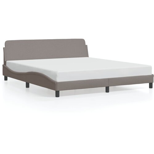 Maison Chic Posteljni okvir - Dvoposteljna postelja - Zakonska postelja brez vzmetnice taupe 180x200 cm blago-J4244, (21774552) Cene