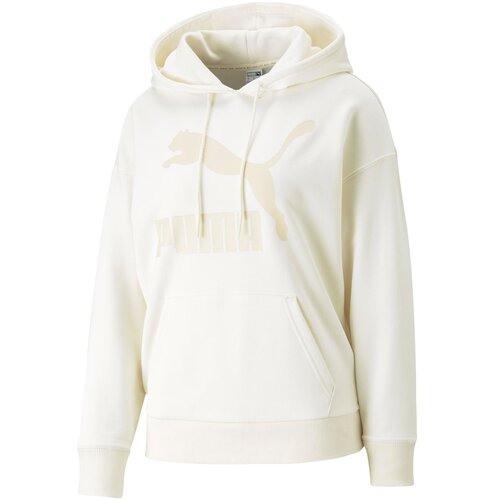 Puma Cream Women's Hoodie Classics Logo Hoodie Women