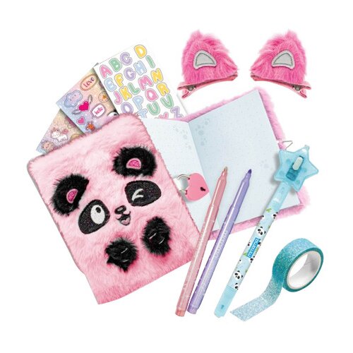 MITAMA Dnevnik My KAWAII mačka sa tajnom i glitter olovkama 63937 Slike
