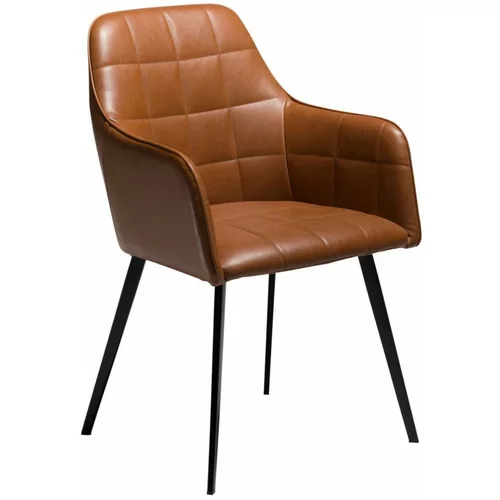 DAN-FORM Denmark Smeđa stolica od umjetne kože Embrace Vintage