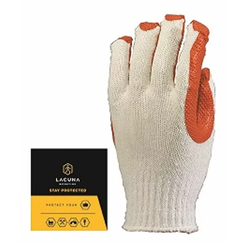 Trend Delovne rokavice (lateks, konfekcijska številka: 10, belo-oranžne)