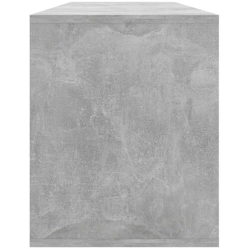  ormarić siva boja betona 130 x 35 x 50 cm od iverice Slike