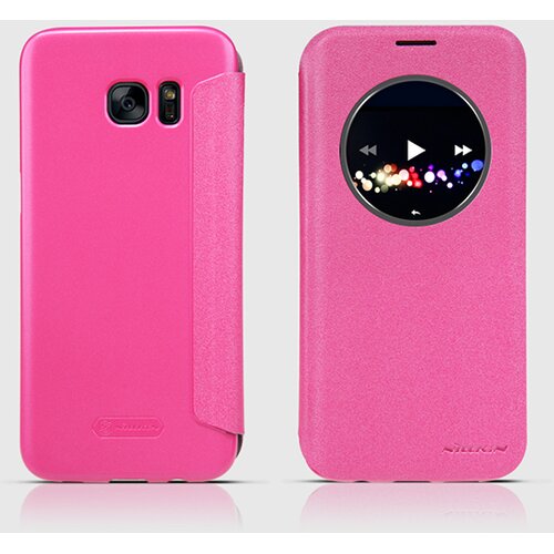 Nillkin Maska za telefon na preklop Sparkle za Samsung S7/ G930 pink Slike
