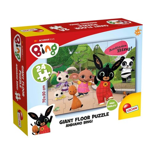 Lisciani preproga puzzle Andiamo Bing!, 24 kosov (8008324074709) Cene