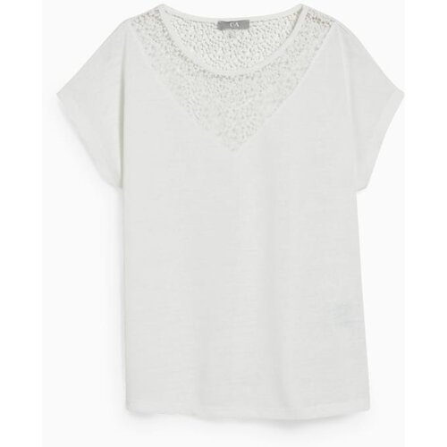 CA ženska bluza kratkih rukava, bela Cene