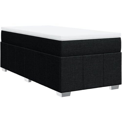 Maison Chic Box spring postelja - Vzmetna postelja z vzmetnico črna 90x200 cm blago SL11350, (21884506) Cene