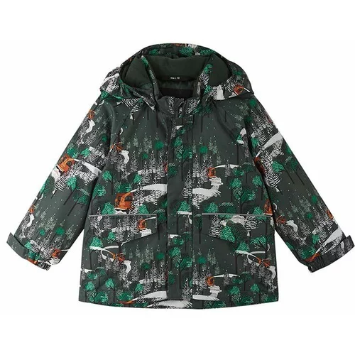 Reima Otroška jakna Kustavi zelena barva