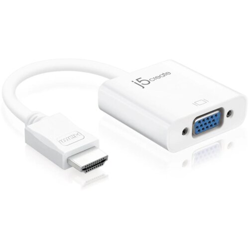 J5create JDA213 0,1 m HDMI VGA Bijelo Slike