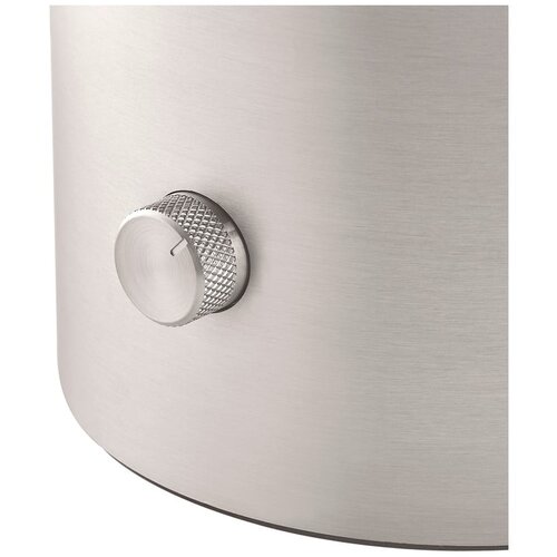 Blomus Aluminijasta LED namizna svetilka v srebrni barvi s steklenim senčilom (vi&amp;scaron;ina 32 cm) Iris &amp;ndash; Slike