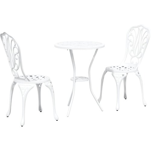 Bistro set za vrt 3 pcs Aluminij Slike