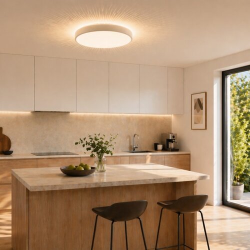 Brilliant LED stropno svetilo SOLISTRA LED/18W/230V &amp;Oslash; 34,5 cm belo Slike