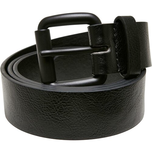 Urban Classics Accessoires Synthetic Leather Thorn Buckle Casual Belt black Cene