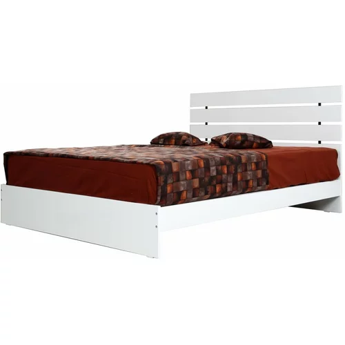 Kalune Design Bijeli bračni krevet 160x200 cm Fuga -