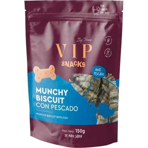 TRAMP VIP Snack Munchy pi&scaron;koti riba hrustljavi pribolj&scaron;ki za pse, 150 g, (5000233687) Cene