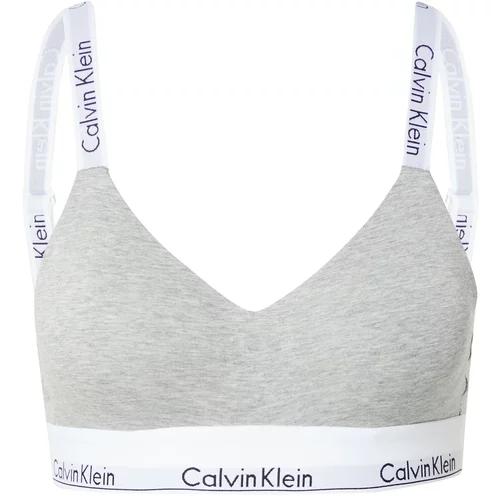 Calvin Klein Underwear Nedrček pegasto siva / črna / bela