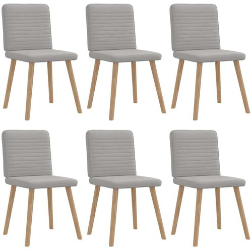  Jedilni stoli 6 kosov Cloud Grey Fabric, (21822411) Cene