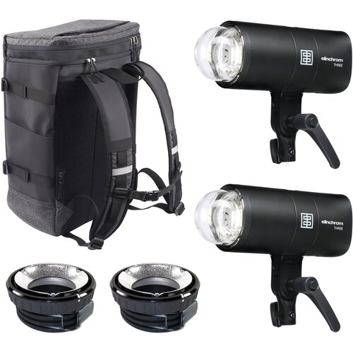 ELINCHROM THREE Off Camera Flash DUAL Kit Slike