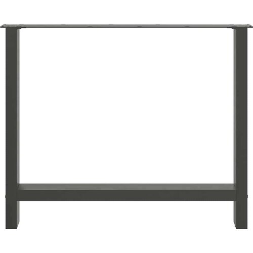  Noge stolića za kavu 2 kom antracit 90x(72-73) cm čelik Slike