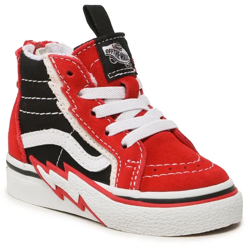 Vans Superge Sk8-Hi Zip Bolt VN000BVKREB1 Red/Black