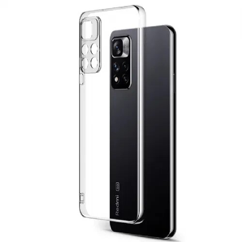 Onasi clear case 1,8 mm silikonski ovitek za xiaomi redmi note 11 5G - prozoren Cene