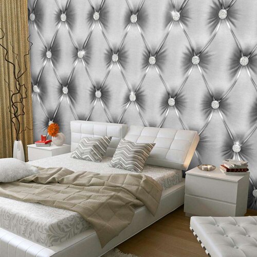  Samoljepljiva foto tapeta - Silver Luxury 294x210 Slike