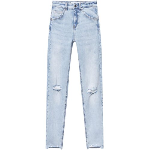 Pull&amp;amp;Bear Kavbojke svetlo modra / antracit Slike