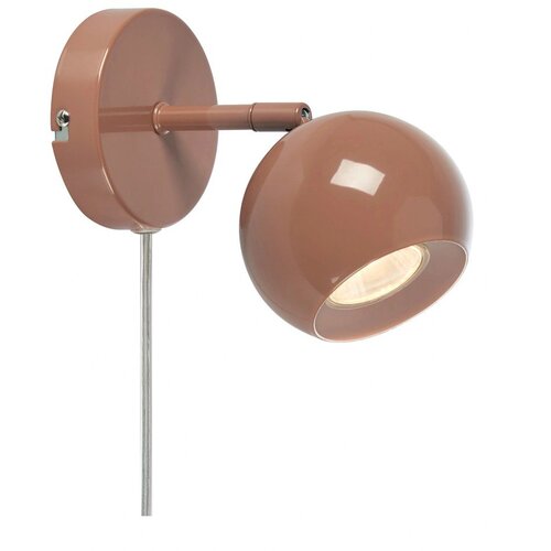Marksl&amp;ouml;jd Smeđa zidna lampa s utikačem Pop &amp;ndash; Slike